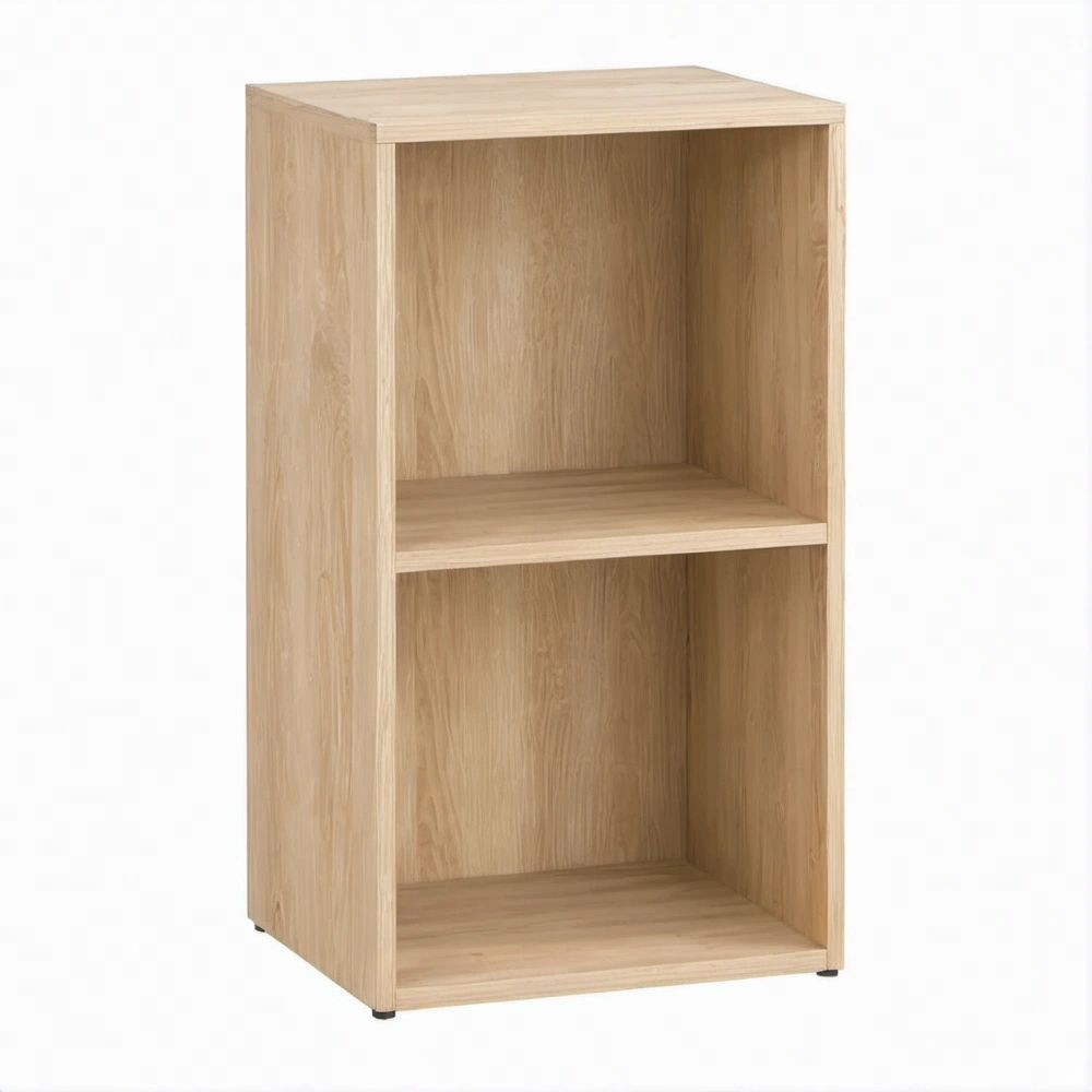 Mobile verticale a 2 vani effetto rovere chiaro, 40 x 30 x 80 cm
